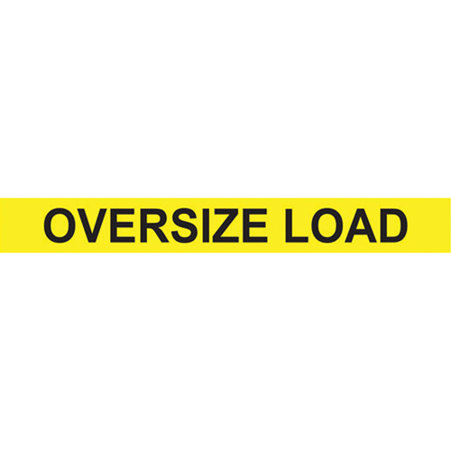 Oversize Load Heavy Haul Sign, Decal/Vinyl, 96" W x 12" H Northern Industrial Supply Inc.