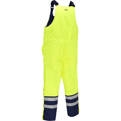 Salopette pour le froid extr&ecirc;me Bisley, Polyester, Petit, Jaune lime haute visibilit&eacute; Northern Industrial Supply Inc.