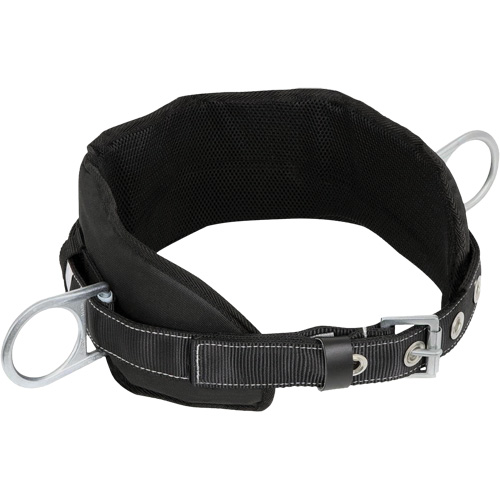 WB-6020-L Dispositif de retenue de s&eacute;curit&eacute; avec ceinture &agrave; deux anneaux en D et support lombaire rembourr&eacute; - Grand Northern Industrial Supply Inc.