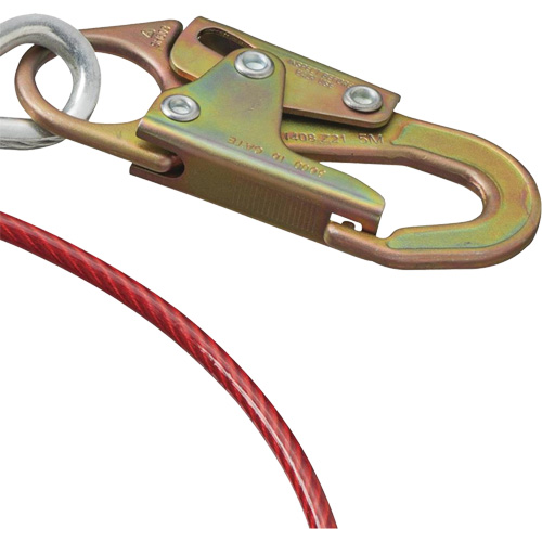 AS-21210-6 6' Cable Anchor with Snap Hook & O-Ring, Sling, Temporary Use Northern Industrial Supply Inc.