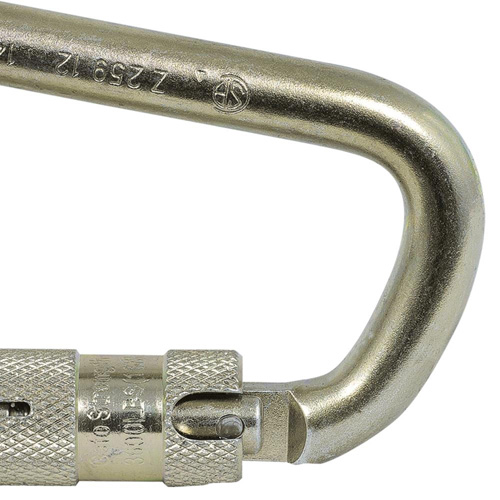 CP-03015-1 Zinc Plated Carabiner with 1" Gate Opening, Steel Northern Industrial Supply Inc.
