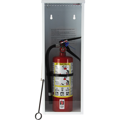 Light-Duty Fire Extinguisher Cabinet, 8" W x 22" H x 6" D Northern Industrial Supply Inc.