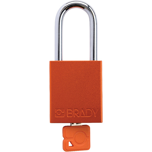 Velocity Plus Safety Lockout Padlock, Orange, Keyed Alike, Aluminum, 1-1/2" Width Northern Industrial Supply Inc.