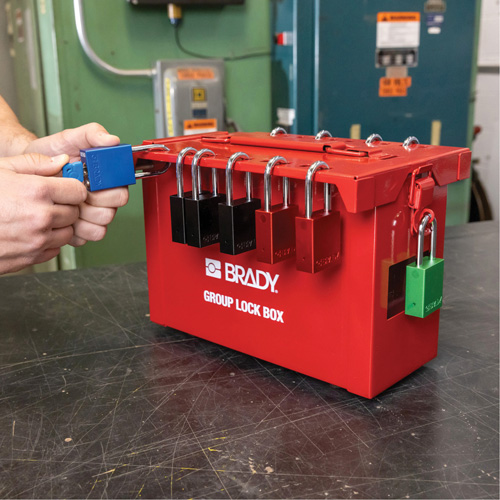 Velocity Plus Safety Lockout Padlock, Orange, Keyed Alike, Aluminum, 1-1/2" Width Northern Industrial Supply Inc.
