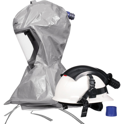 Cagoule Versaflo s&eacute;rie S S-867 avec voile interne &agrave; coutures scell&eacute;es et casque, Standard, Casque rigide, Bavette Simple Northern Industrial Supply Inc.