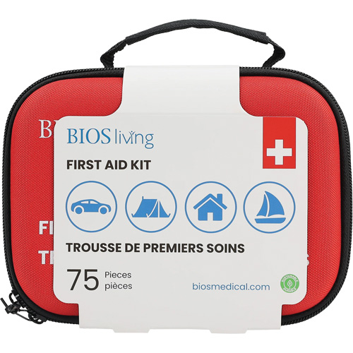 75-Piece Home & Travel First Aid Kit, Nylon Bag Northern Industrial Supply Inc.