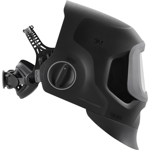 Speedglas G5-03 Pro Black Fixed Front Welding Helmet, 2.8" L x 4.3" W View Area, 8-14/3/5 Shade Range, Black Northern Industrial Supply Inc.