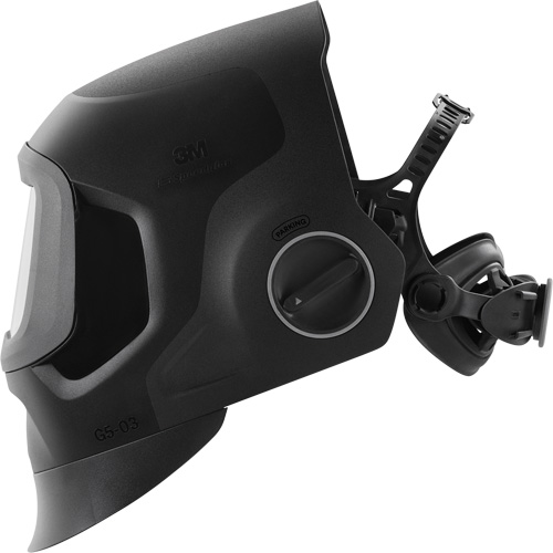 Speedglas G5-03 Pro Black Fixed Front Welding Helmet, 2.8" L x 4.3" W View Area, 8-14/3/5 Shade Range, Black Northern Industrial Supply Inc.