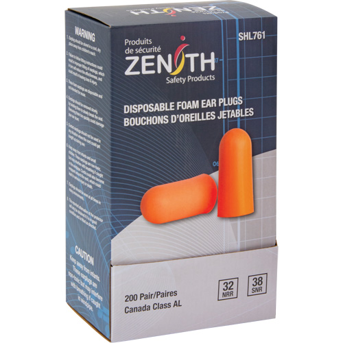 Foam Earplugs, Pair - Polybag Northern Industrial Supply Inc.
