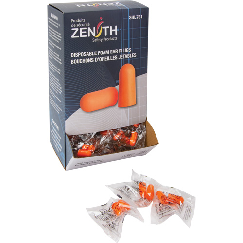 Foam Earplugs, Pair - Polybag Northern Industrial Supply Inc.
