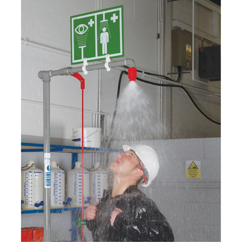 Combination Shower with Closed ABS Bowl & Top Inlet, Pedestal Northern Industrial Supply Inc.