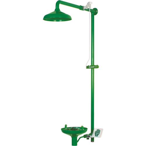 Laboratory Combination Shower with Open ABS Bowl, Wall-Mount Northern Industrial Supply Inc.