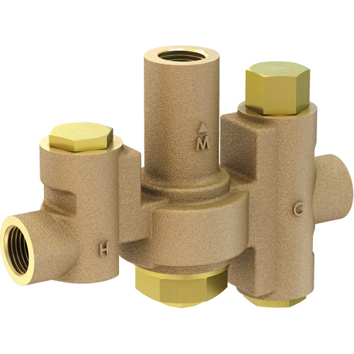 Low Capacity Thermostatic Mixing Valve for Individual Eye/Face Wash Stations, 2 - 35.1 GPM Northern Industrial Supply Inc.