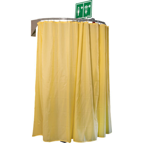 Wall Mounted Safety Shower Modesty Curtain Northern Industrial Supply Inc.