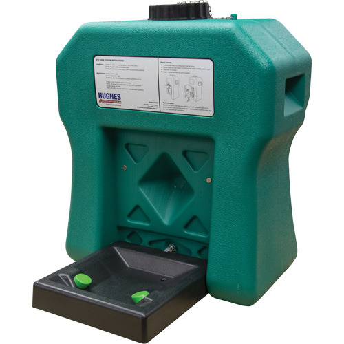 Poste de douche oculaire portable autonome, Aliment&eacute; par gravit&eacute;, Capacit&eacute; 16 gal., Conformit&eacute; ANSI Z358.1 Northern Industrial Supply Inc.