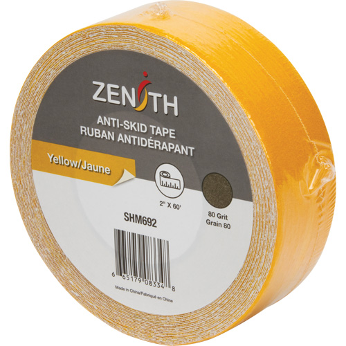 Anti-Skid Tape, 2" x 60', Yellow Northern Industrial Supply Inc.