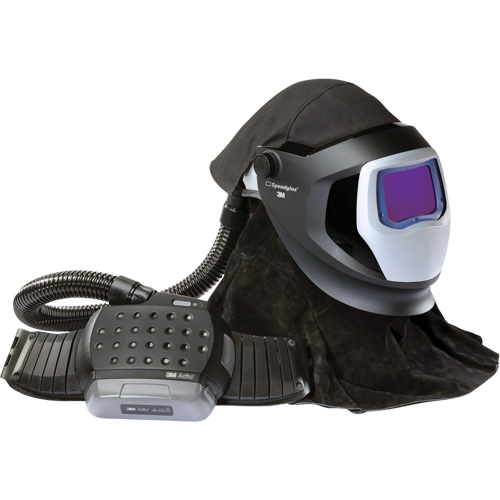 Ensemble de mise &agrave; niveau du syst&egrave;me de respirateur &agrave; &eacute;puration d'air propuls&eacute; Adflo avec casque Versaflo de la s&eacute;rie M et &eacute;cran de soudage Speedglas, Masque de soudage, Pile Lithium-ion Northern Industrial Supply Inc.