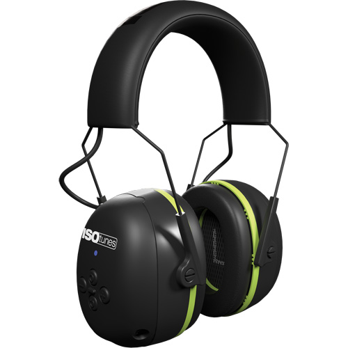 &eacute;couteurs Bluetooth Air Defender noir & vert, Style Bandeau, 24 dB Northern Industrial Supply Inc.