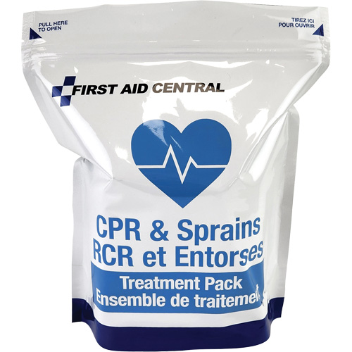 9 articles pour la RCR et le soin des entorses pour la trousse d'intervention d'urgence de premiers soins Northern Industrial Supply Inc.