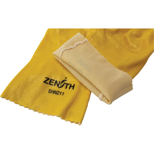 Gants &agrave; fini rugueux et r&eacute;sistants aux produits chimiques, Taille 9, 12" lo, PVC, Doublure en Interlock, 47-mil Northern Industrial Supply Inc.