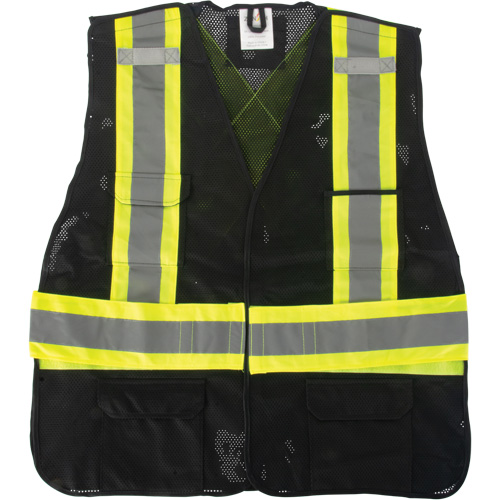 CSA Compliant Surveyor Vest, Black, Medium, Polyester Northern Industrial Supply Inc.