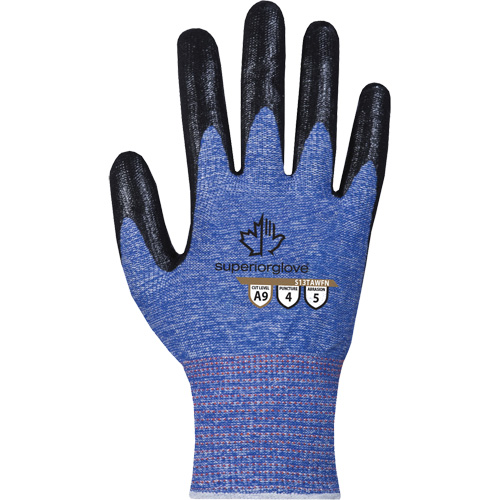 Gant extr&ecirc;mement r&eacute;sistant aux coupures, Taille 7, Calibre 13, Rev&ecirc;tement Mousse de nitrile, Enveloppe en TenActiv, ASTM ANSI niveau A9 Northern Industrial Supply Inc.