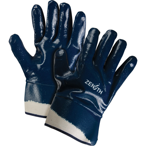 Gants &agrave; poignet de s&eacute;curit&eacute; de poids lourd, 11/2T-Grand, R&ecirc;vetement Nitrile, Enveloppe en Coton Northern Industrial Supply Inc.