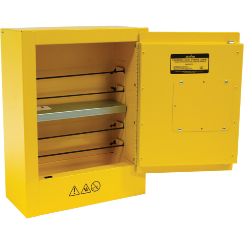 Armoire de s&eacute;curit&eacute; miniature pour produits inflammables, 2 gal., 1 Porte(s), 17" La x 22" h x 8" p Northern Industrial Supply Inc.