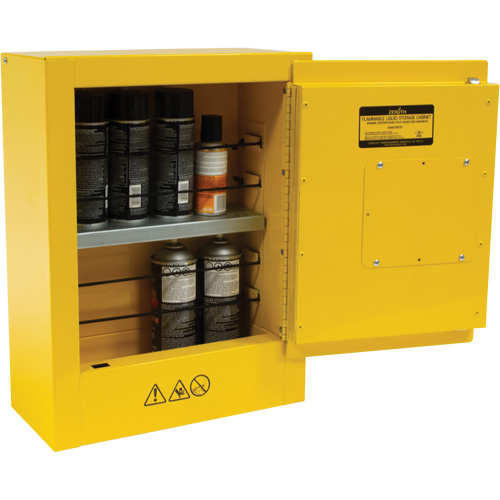 Armoire de s&eacute;curit&eacute; miniature pour produits inflammables, 2 gal., 1 Porte(s), 17" La x 22" h x 8" p Northern Industrial Supply Inc.