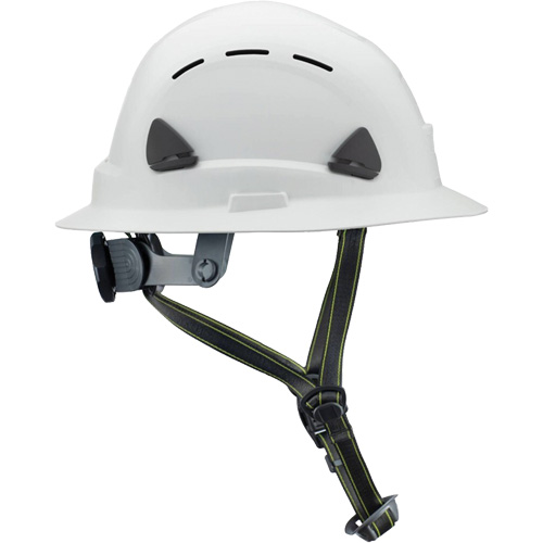 Fibre Metal Climbing Style Helmet with Full Brim, Meets CSA Type 2, Ratchet Suspension, Vented Northern Industrial Supply Inc.