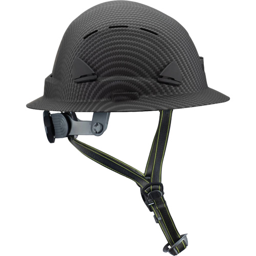 Casque Fibre Metal de style escalade avec bordure compl&egrave;te, R&eacute;pond aux normes CSA type 2, Suspension Rochet, Ventil&eacute; Northern Industrial Supply Inc.