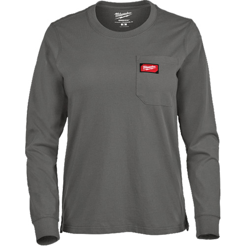 T-shirt &agrave; manches longues avec poches GRIDIRON, Femmes, T-petit, Gris Northern Industrial Supply Inc.