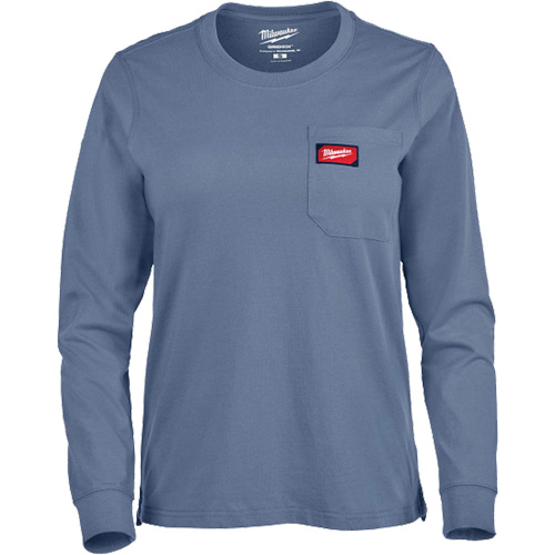 T-shirt &agrave; manches longues avec poches GRIDIRON, Femmes, T-petit, Bleu Northern Industrial Supply Inc.