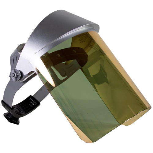 Heat Reflective Face Shield, Polycarbonate, Ratchet Suspension Northern Industrial Supply Inc.