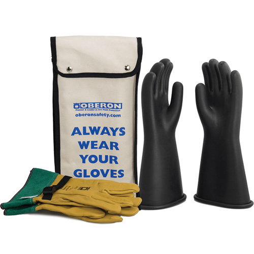 Ensemble de gants en caoutchouc pour l'&eacute;lectricit&eacute; de classe 1, 8, 14" lo, 37 cal/cm², NFPA 70E Northern Industrial Supply Inc.