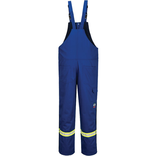 Pantalon &agrave; bavette isol&eacute; 88/12 Bizflame, Coton/Nylon, Petit, Bleu Northern Industrial Supply Inc.