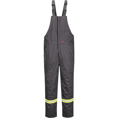 Pantalon &agrave; bavette isol&eacute; 88/12 Bizflame, Coton/Nylon, Moyen (grande taille), Gris Northern Industrial Supply Inc.