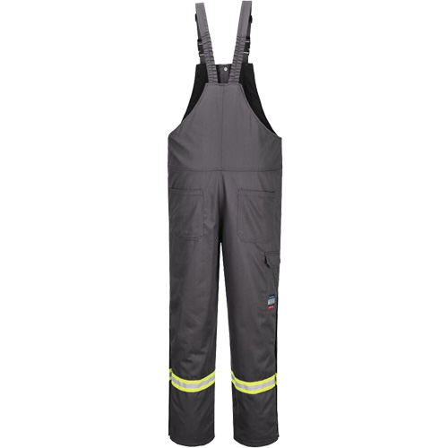 Pantalon &agrave; bavette isol&eacute; 88/12 Bizflame, Coton/Nylon, Moyen (grande taille), Gris Northern Industrial Supply Inc.