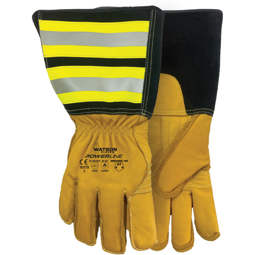 Gants r&eacute;sistants &agrave; l'eau Powerline, Cuir, Moyen Northern Industrial Supply Inc.