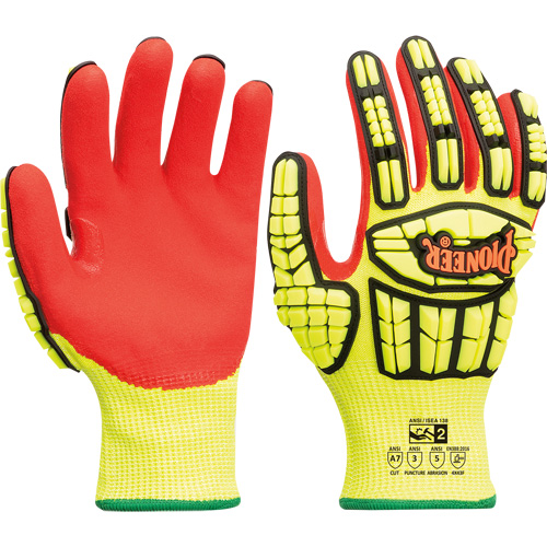 Gants r&eacute;sistant aux coupures et chocs, Petit, Paume en Synth&eacute;tique, Poignet Poignet en tricot Northern Industrial Supply Inc.