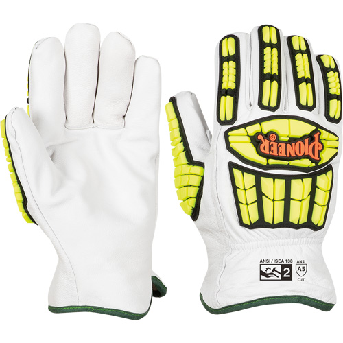 Cut and Impact-Resistant Gloves, Small, Goatskin Palm, Gauntlet Cuff Northern Industrial Supply Inc.