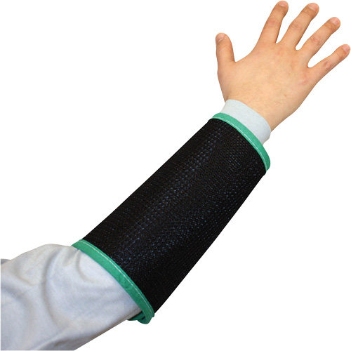 Manchette en maille de canne &agrave; double &eacute;paisseur Kut Gard, Nylon, 9", ASTM ANSI niveau A4, Noir Northern Industrial Supply Inc.