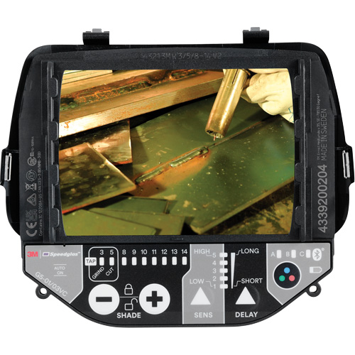 Speedglas G5 Auto-Darkening Variable Colour Filter, 2-4/5" W x 4-1/4" H Viewing Area, For Use With G5-01 and G5-03 helmets Northern Industrial Supply Inc.