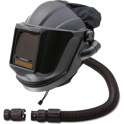Masque respiratoire &agrave; adduction d'air et masque de soudage &agrave; visi&egrave;re relevable avec lentille ADF et valve de contr&ocirc;le MAXSHIELD, Universel, Pi&egrave;ce faciale Northern Industrial Supply Inc.