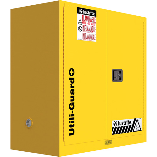 Armoire de s&eacute;curit&eacute; pour produits inflammables Utili-Guard+, 30 gal., 1 Porte(s), 43" La x 44" h x 22" p Northern Industrial Supply Inc.