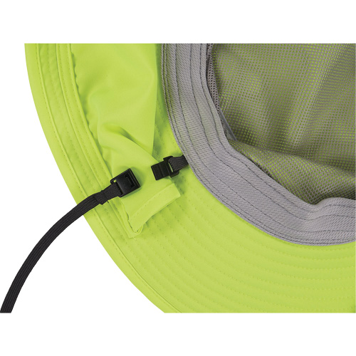 Chill-Its 8934 Ranger Hat with Neck Shade, Small/Medium, Hi-Vis Lime Northern Industrial Supply Inc.