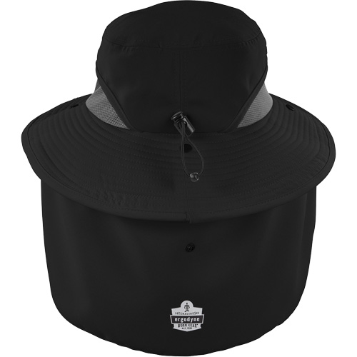 Chill-Its 8934 Ranger Hat with Neck Shade, Large/X-Large, Black Northern Industrial Supply Inc.