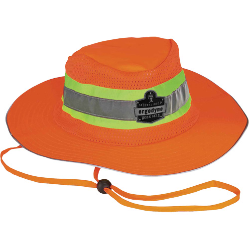 GloWear 8935 Ranger Sun Hat, Small/Medium, High Visibility Orange, Polyester Northern Industrial Supply Inc.