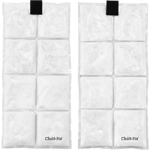 Veste de refroidissement &agrave; changement de phase l&eacute;g&egrave;re avec sachets de recharge Chill-Its 6260, 2T-grand/3T-grand, Orange Northern Industrial Supply Inc.