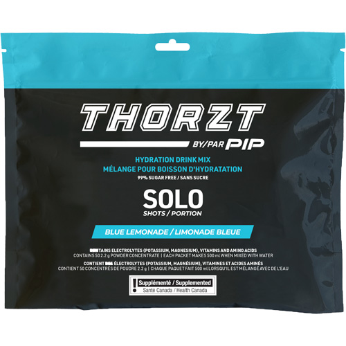 THORZT Sugar-Free Solo Shot Hydration Drink Mix, Single Serve, Blue Lemonade Northern Industrial Supply Inc.